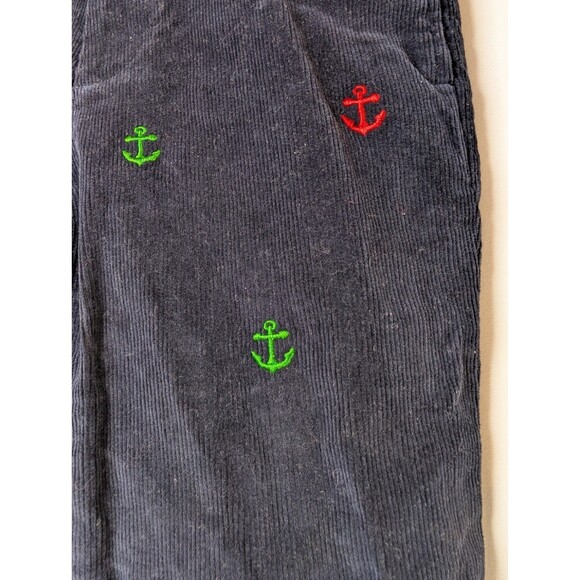 Castaway Nantucket Navy Corduroy Nautical Pattern Pants Child 8 - Picture 2 of 8
